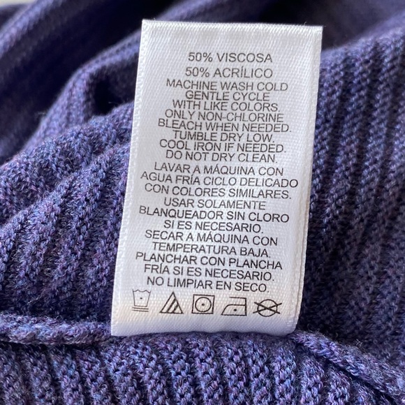 Adrienne Vittadini Women's Cowl Neck Long Sleeve Rib Knit Tunic Sweater - Picture 14 of 14